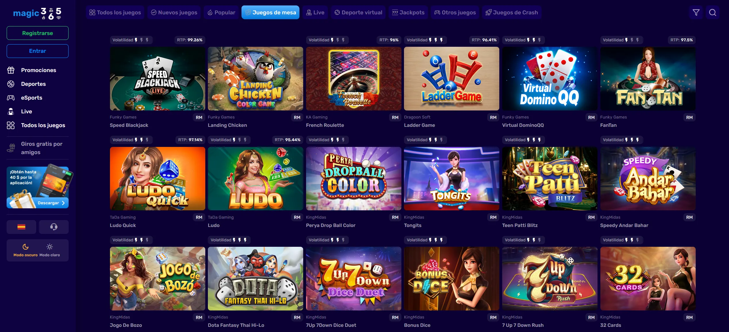 Juegos populares en casino online con bono de bienvenida