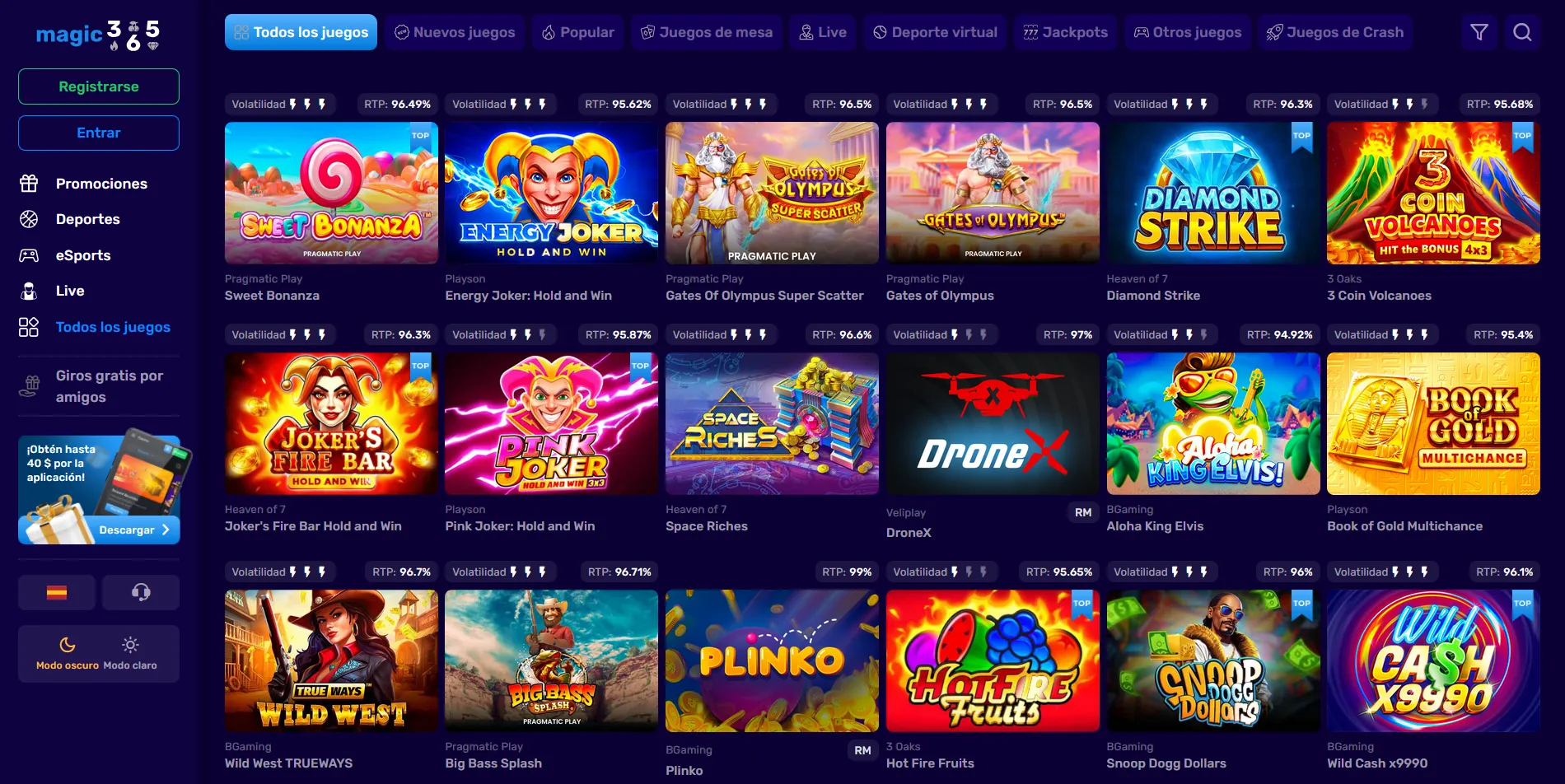 Formatos de live casino disponibles en Argentina