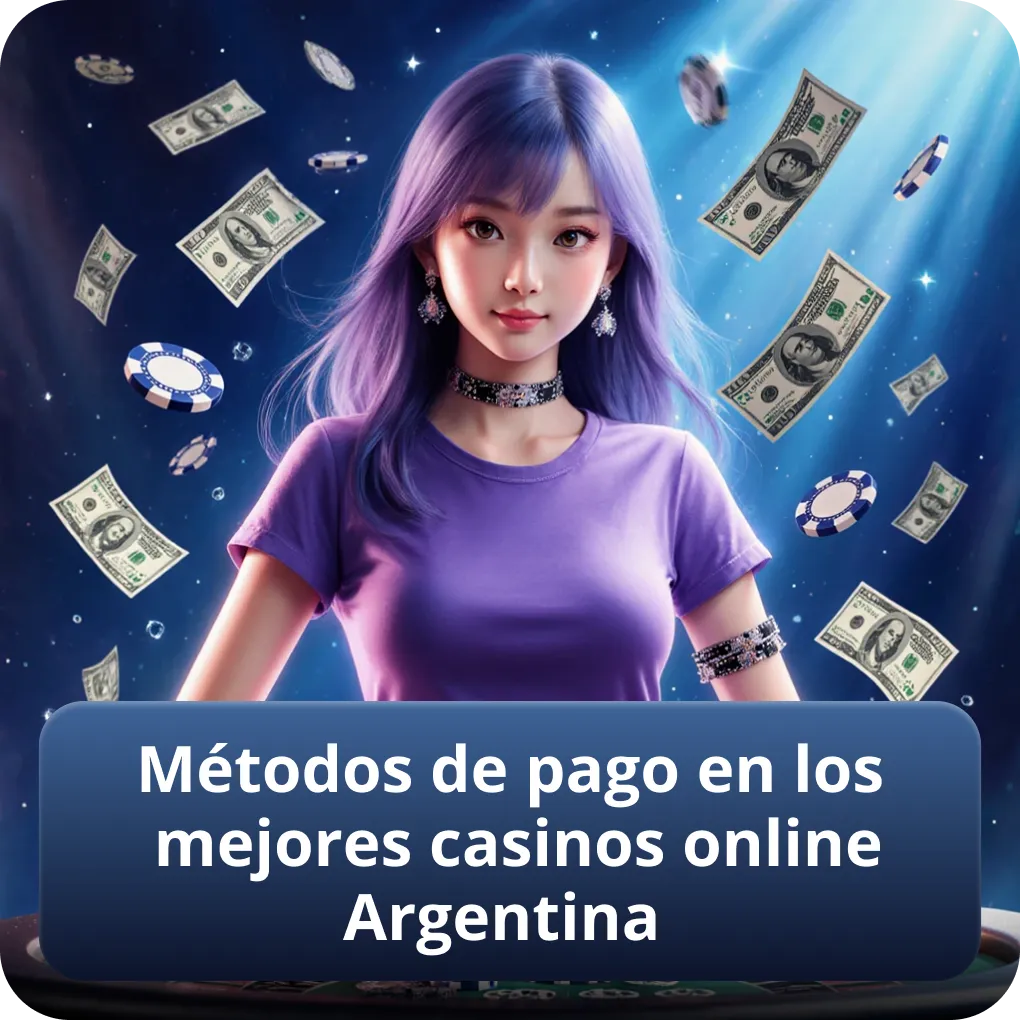 Métodos de pago disponibles en los mejores casinos online Argentina