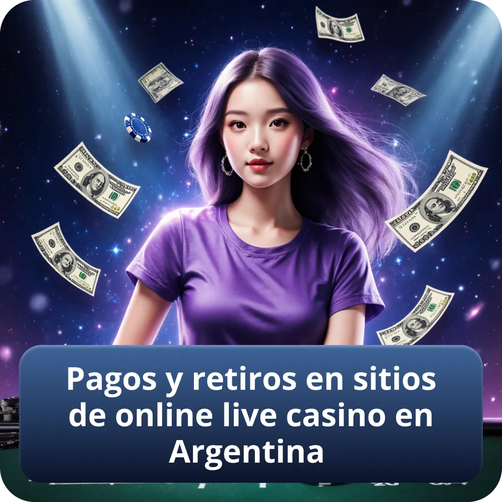 Pagos y retiros seguros en sitios de online live casino en Argentina