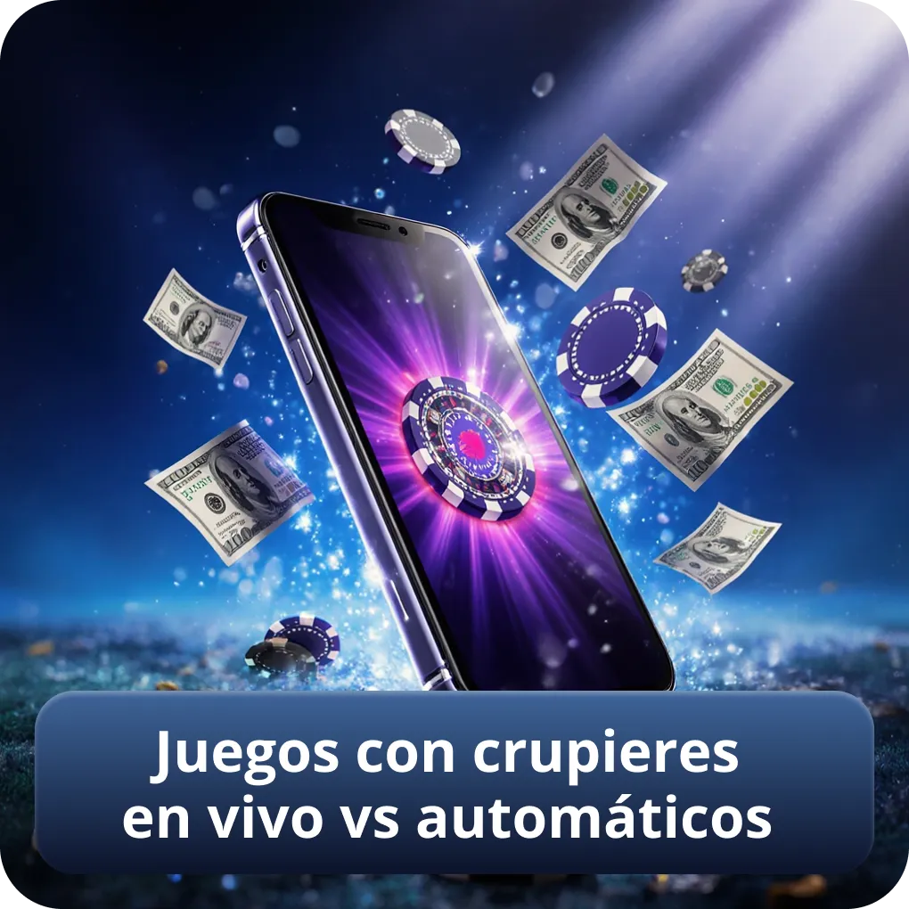 Juegos con crupieres en vivo frente a automáticos